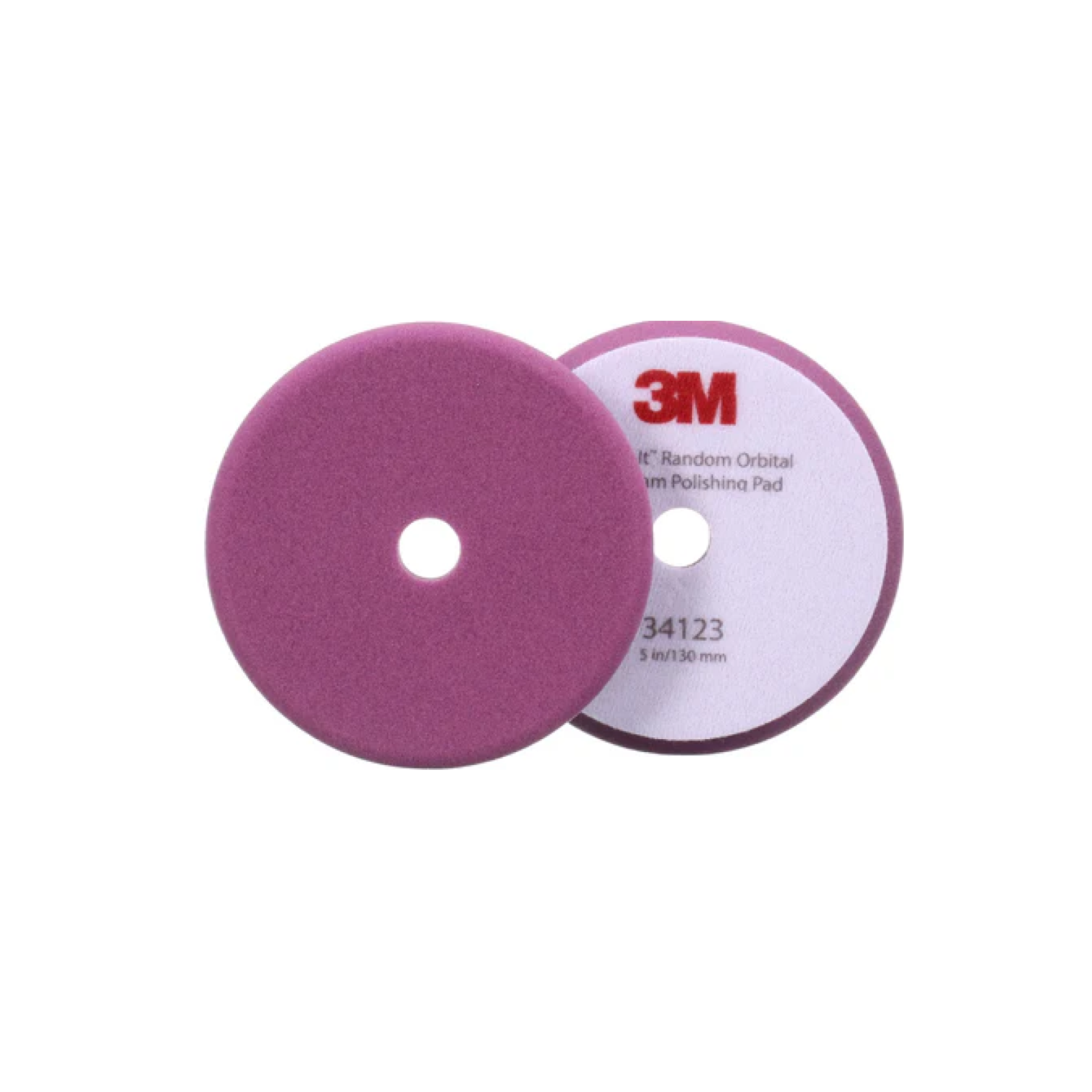 3M 34123 Diam 130mm 2 mousses de lustrage pour système orbital 3M