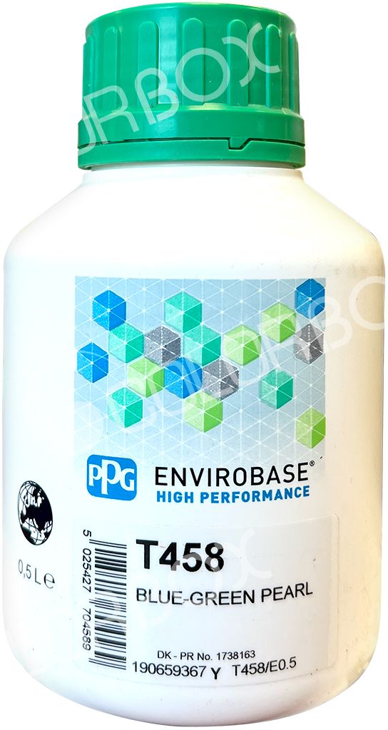 T458 Perle bleu vert 0.5L Envirobase High Performance