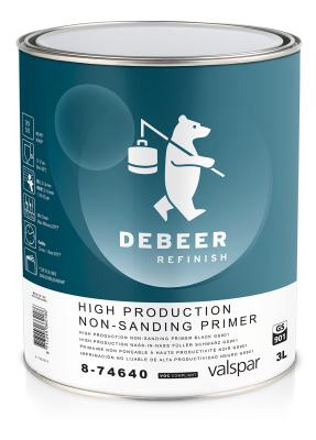 DEBEER 8-74640 Noir - Apprêt mouillé sur mouillé sans ponçage 3L