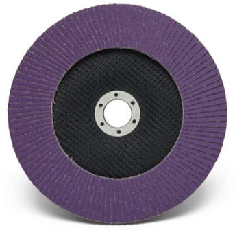 3M AB01235 P120+ 115 x 22.23mm - 10 disques bombés à lamelles 769F