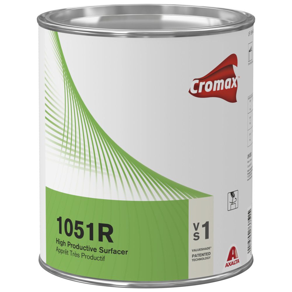 CROMAX 1051R Blanc - Apprêt garnissant séchage rapide 3.5L