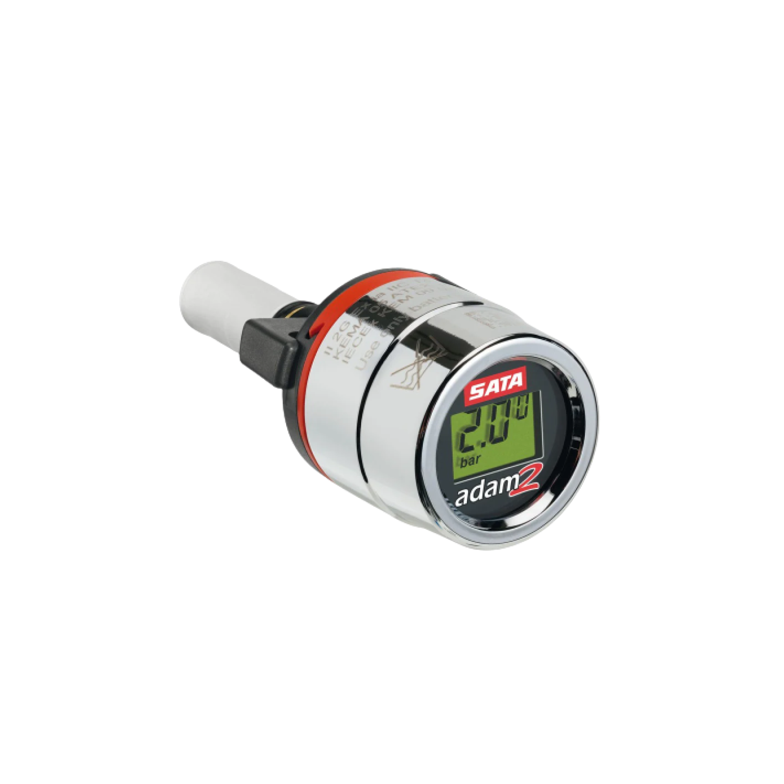 SATA 160846 SATA Adam 2 Micromètre d'air numérique et support pour SATAjet 4000