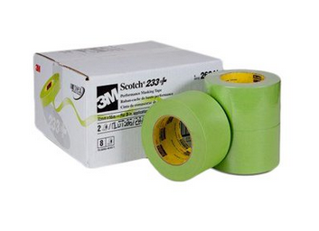 3M 26341 72mm x 55m - 2 rouleaux Tiro vert ruban de masquage 233+