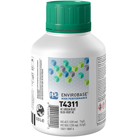 PPG T4311 Green blue 0.5L Envirobase High Performance