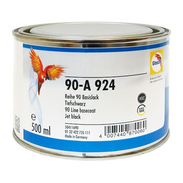 GLASURIT 90A924 Jet black 0.5L