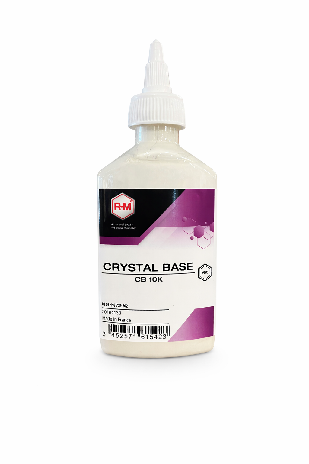 RM CB10K Crystal base blanc nacré fin 0.125L