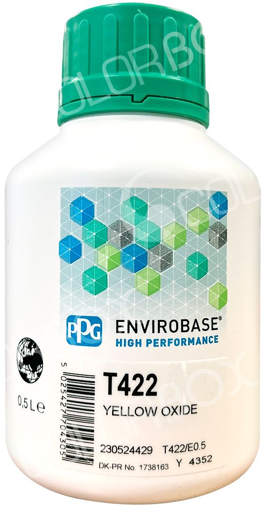 PPG T422 Yellow oxide 0.5L Envirobase High Performance