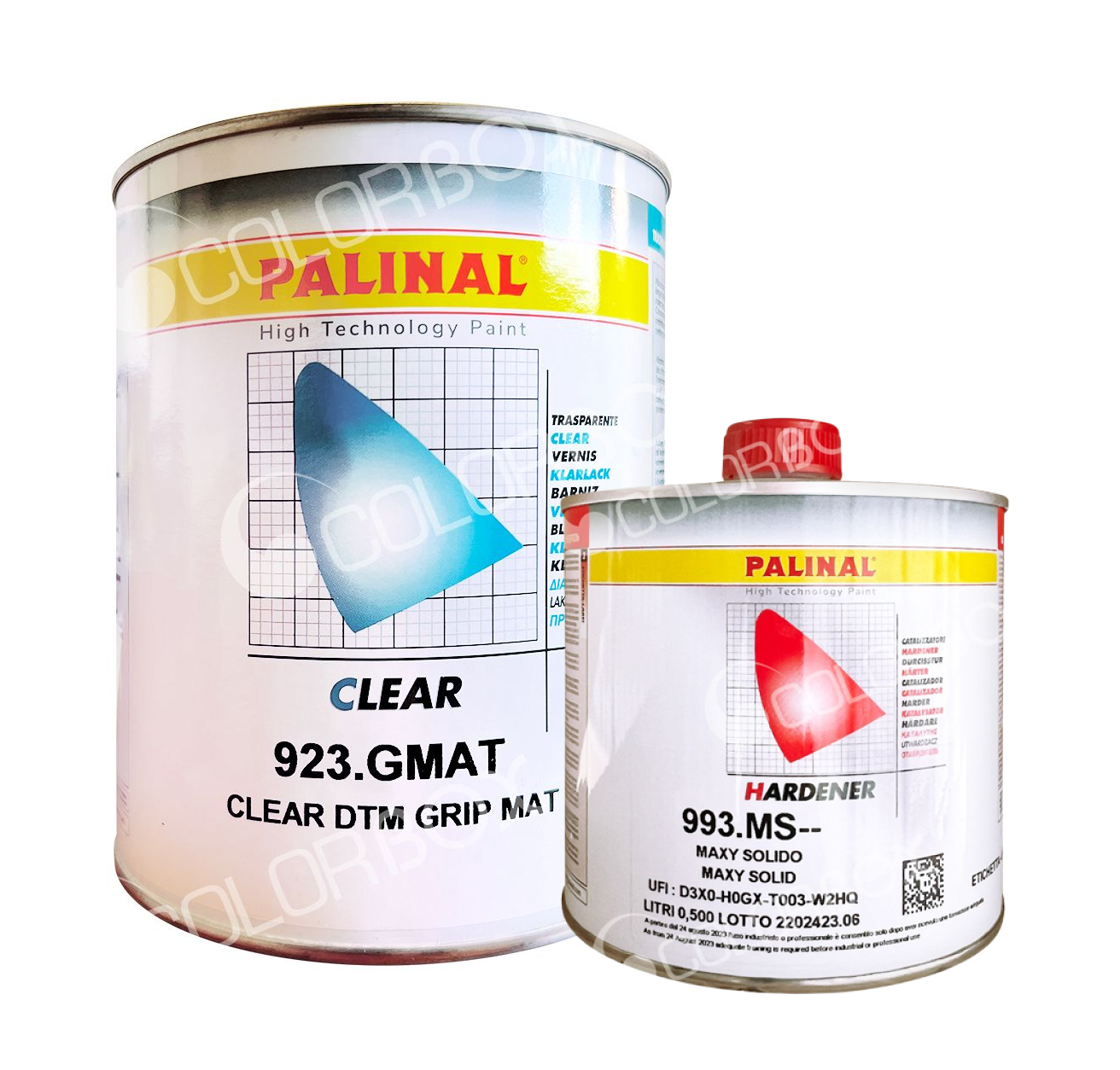 PALINAL KIT_JANTES_MAT Vernis jantes MAT 1L +durcisseur 0.5L- accroche directe sur alu poli