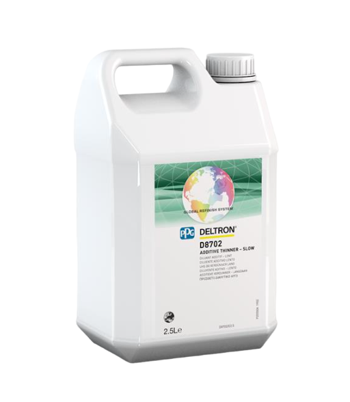 PPG D8702 Diluant additif lent 2.5L pour brillant direct D60xx