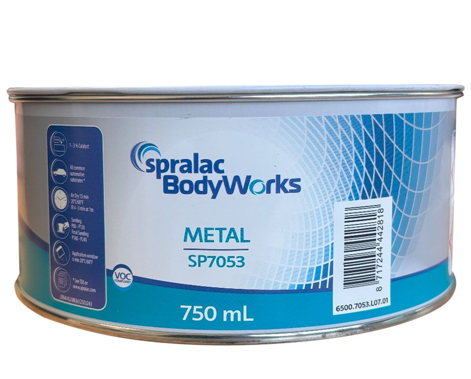 SPRALAC SP7053 Mastic de finition aluminium 750ml