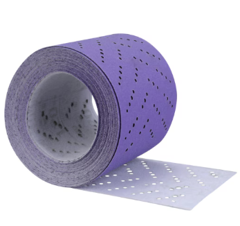 3M 34464 P120 115mm x 12m - Rouleau de coupes abrasives Cubitron 737U 