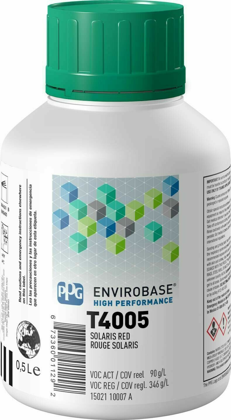 PPG T4005 Solaris red 0.5L Envirobase High Performance