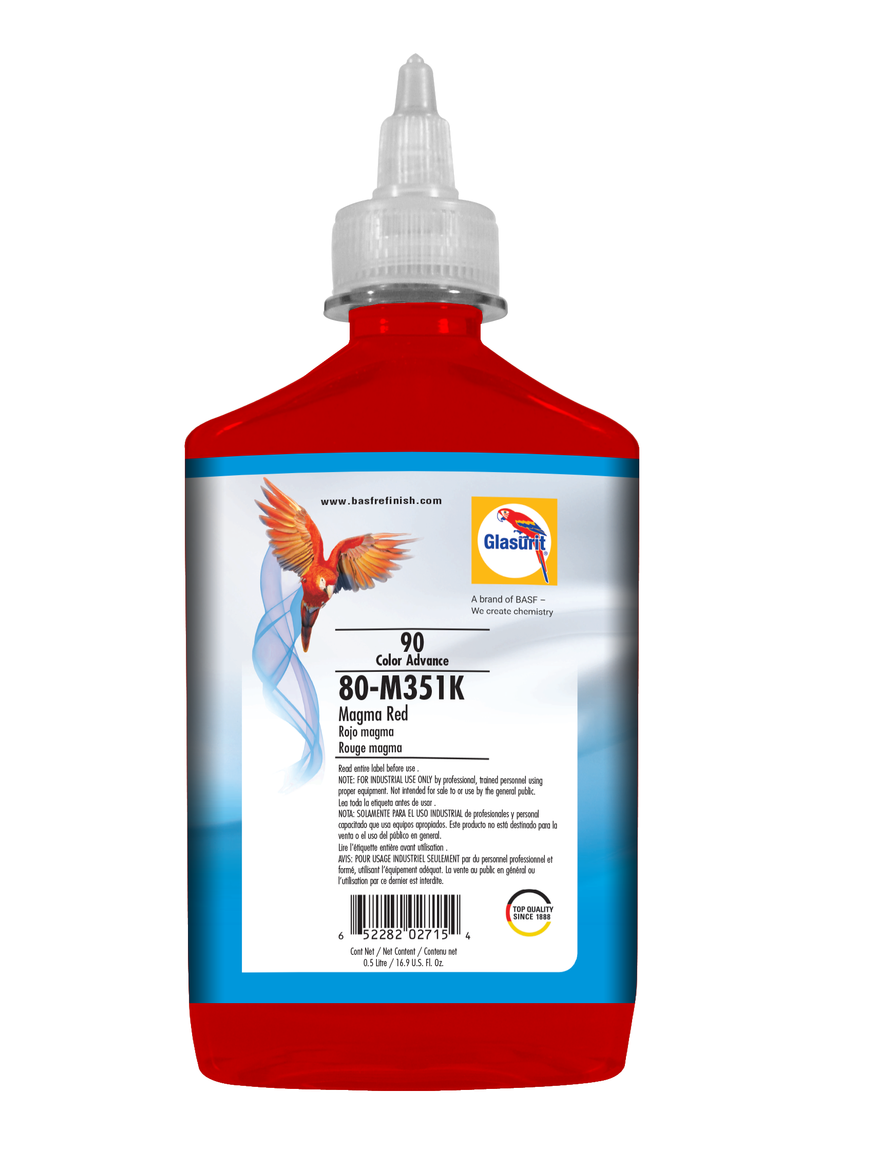 GLASURIT 80M351K Rouge magma 0.5L
