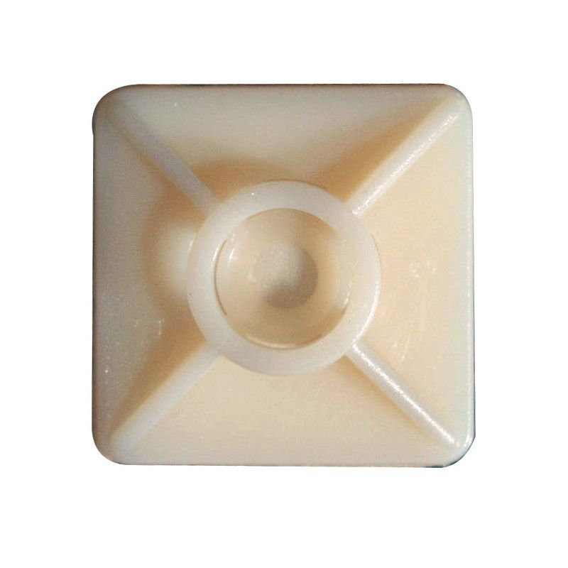 RESTAGRAF 1288 Embase adhésive pour lanière 27 x 27 mm