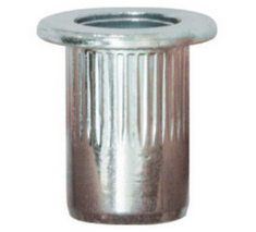 RESTAGRAF 10051 Ecrou à sertir acier fût rond M8-1.25 / 0.5 à 3mm