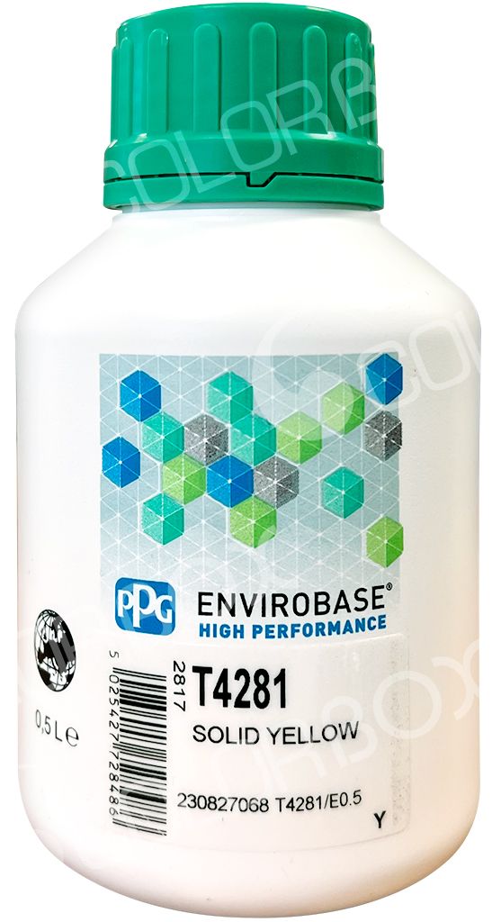 PPG T4281 Solid Yellow 0.5L Envirobase High Performance