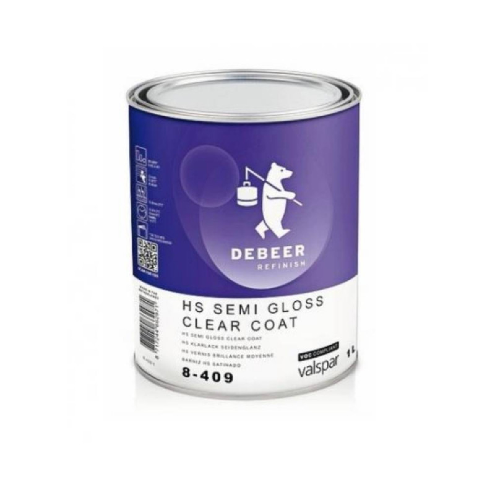 DEBEER 8-409 Vernis HS semi gloss 1L