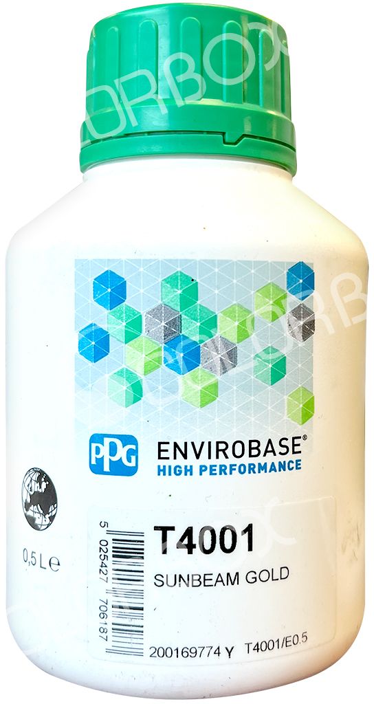 PPG T4001 Sunbeam gold 0.5L Envirobase High Performance