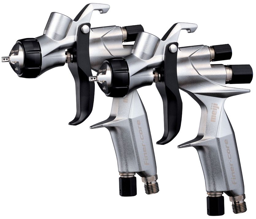 MEIJI KIT_MEIJI Kit 2 pistolets de pulvérisation base et vernis