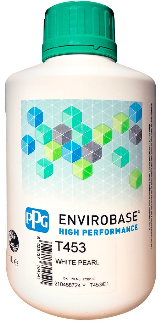 PPG T453 White Pearl 1L Envirobase High Performance 