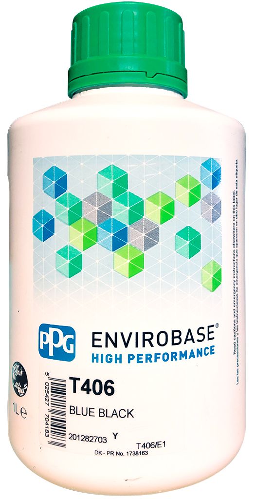 PPG T406 Blue Black 1L Envirobase High Performance 