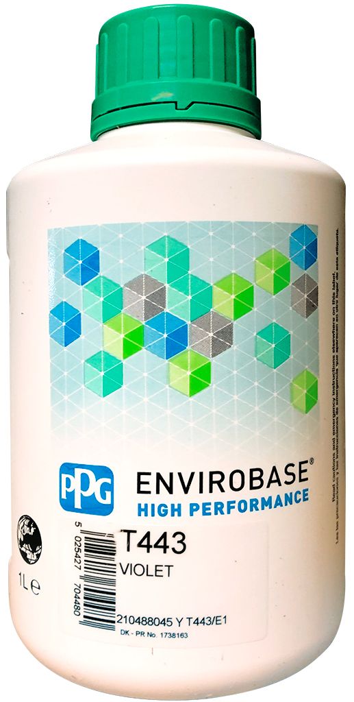 PPG T443 Violet 1L Envirobase High Performance 