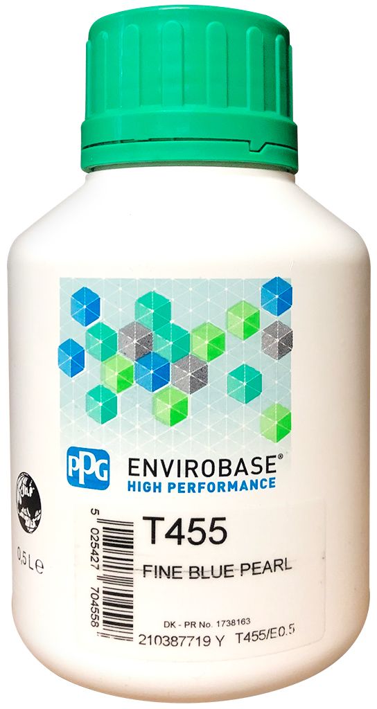 PPG T455 Fine Blue Pearl 0.5L Envirobase High Performance 