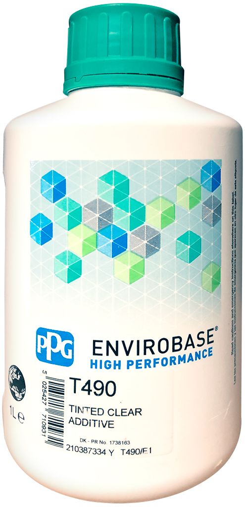PPG T490 Tinted Clear Additive 1L Envirobase high performance 