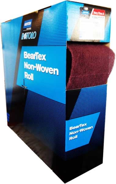 NORTON BEARTEX_ROUGE Très fin Rouleau abrasif prédécoupé - Pièces neuves
