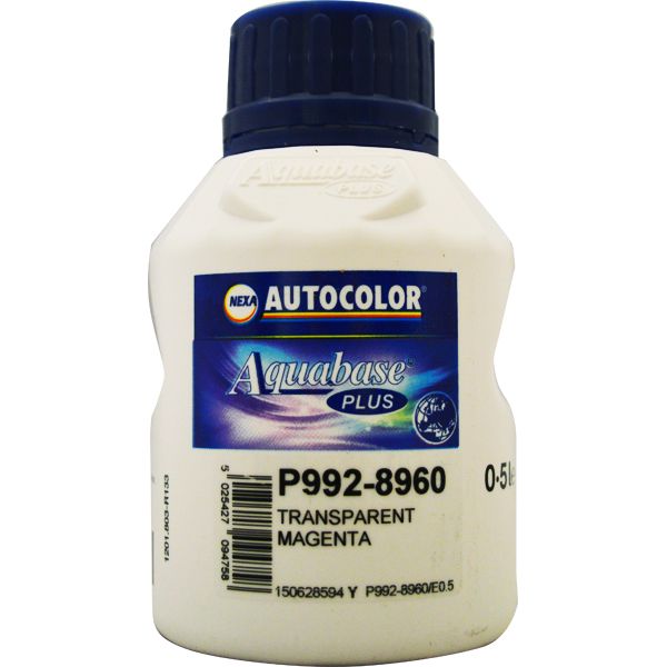 AUTOCOLOR P992-8960 Transparent Magenta 0.5L Nexa Autocolor Aquabase Plus