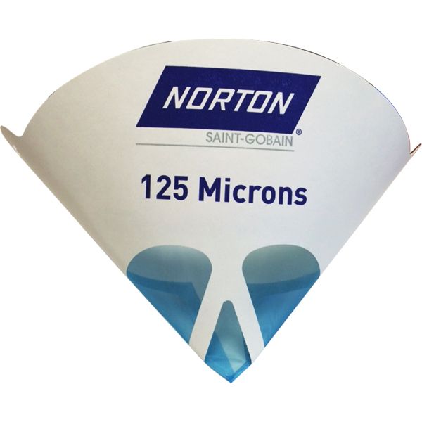 NORTON CONE125 250 filtres cônes 125µ - filtre peinture hydro toute marque sauf RM et Glasurit