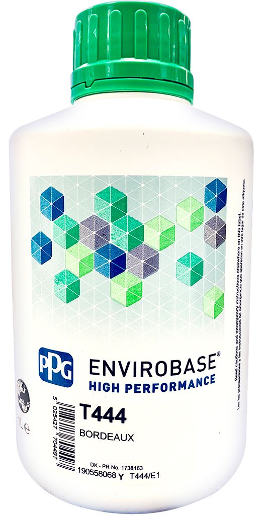 PPG T444 Bordeaux 1L Envirobase High Performance 