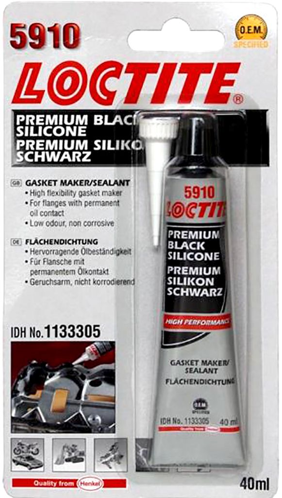 LOCTITE LOCTITE_5910 Noir joint d'étanchéité plane silicone monocomposant oxime 40ml
