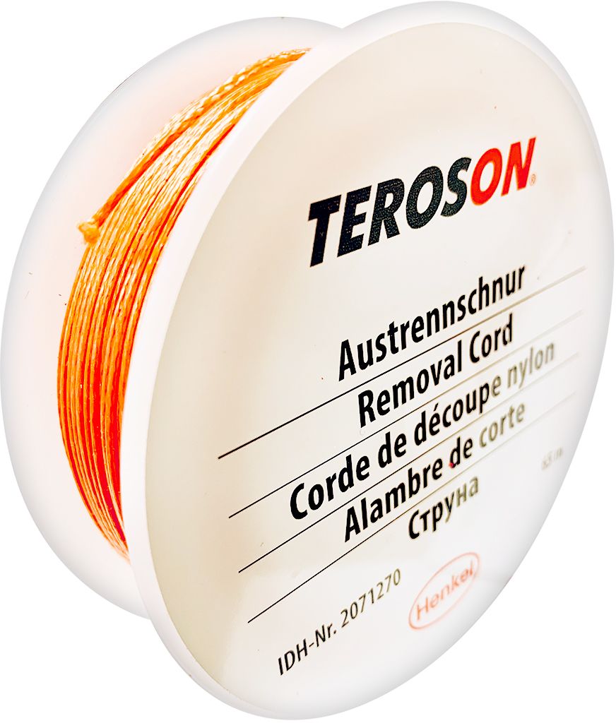 TEROSON REMOVAL_CORD Rouleau fil nylon pour démontage du pare-brise pour kit MULTICUT 65m