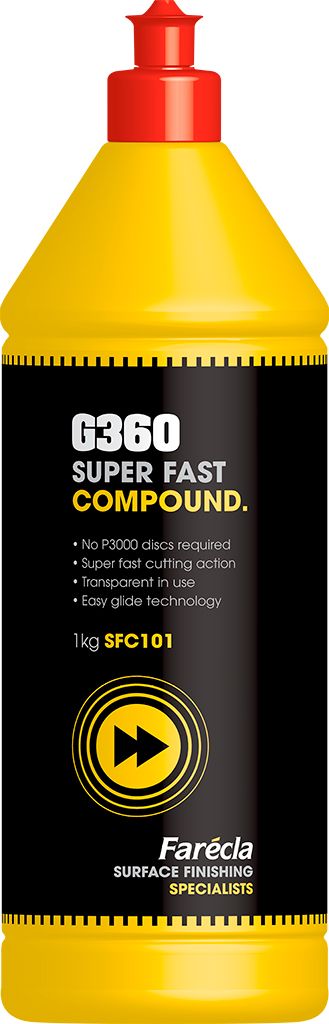 FARECLA SFC101 Pas d'étape P3000 ! Liquide de polissage G360 super rapide 1kg.