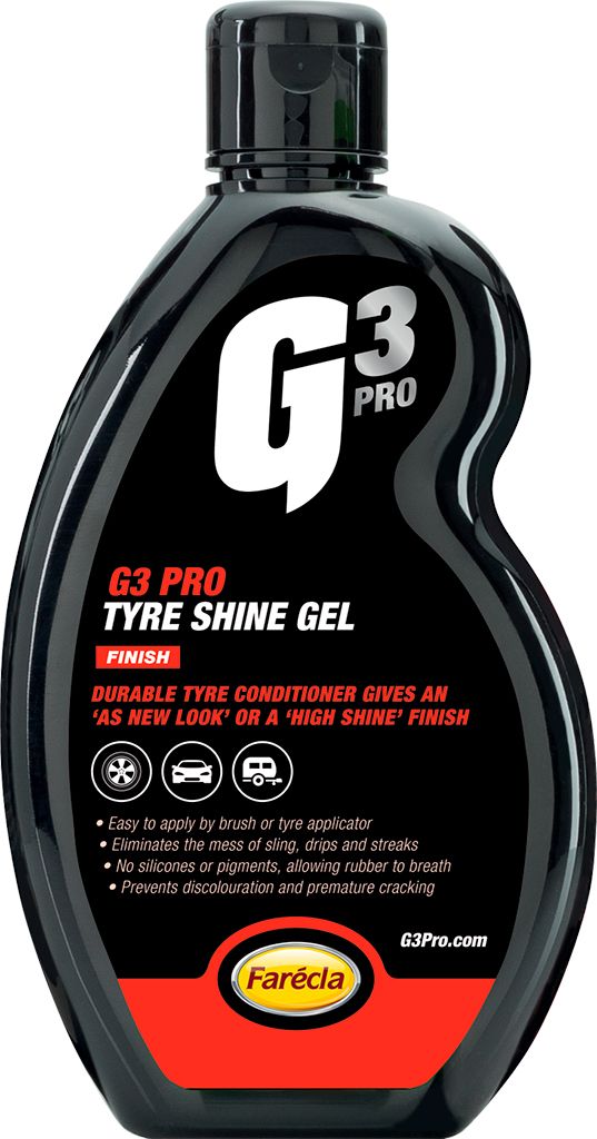 FARECLA 7213 Gel pour pneus protection et brillance Tyre Shine  0.5L