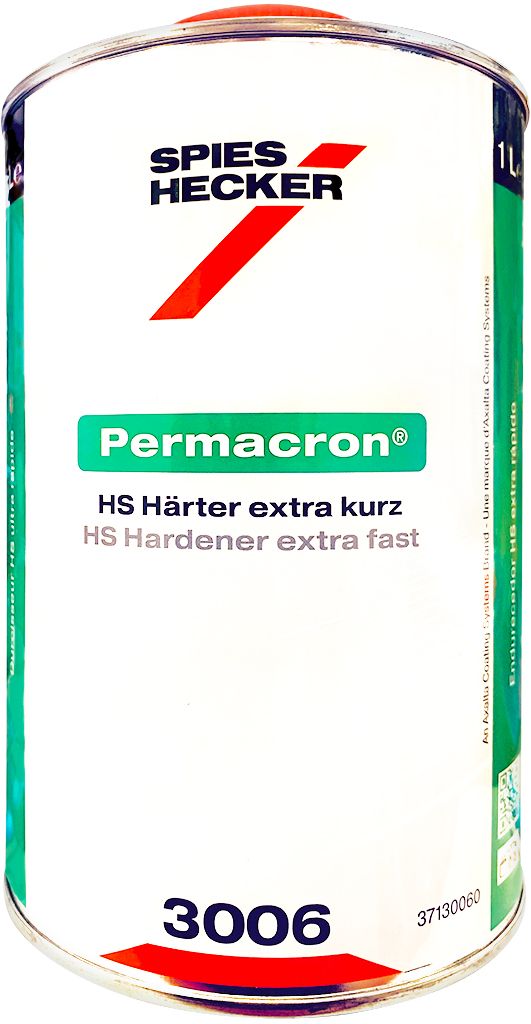 SPIES HECKER 3006 Durcisseur extra rapide Permacron HS 1L pour vernis 8007