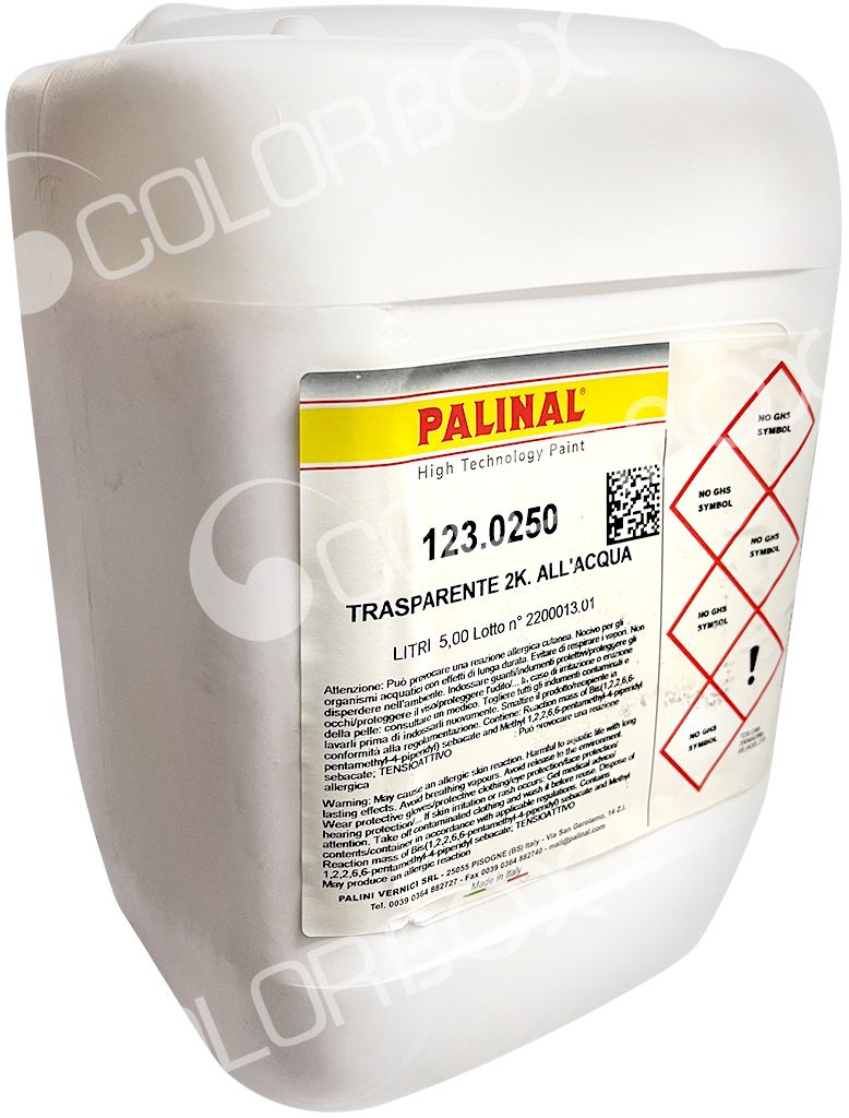 PALINAL 123.02505 Vernis à l'eau brillant 2K 5L
