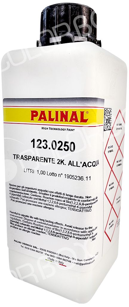 PALINAL 12302501 Vernis à l'eau brillant 2K 1L