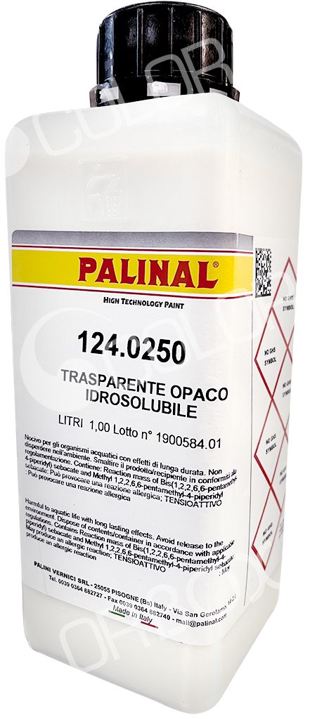 PALINAL 12402501 Vernis à l'eau mat 2K 1L