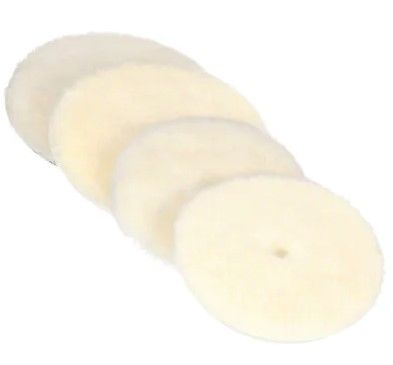 3M 34124 Diam 150mm 2 tampons de lustrage orbital en laine