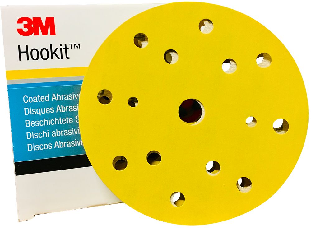 3M 50455 P600 diam 150mm 100 Hookit 255p+ 15 hole discs 