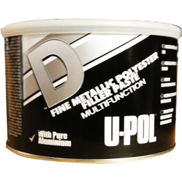 U-POL UPOLD/2 Mastic aluminium idéal jantes gris argent 1.1L + durcisseur
