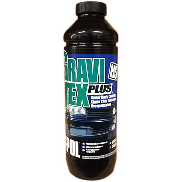 U-POL GRA/NB1 Black -Gravitex Plus stone chip protection 1L