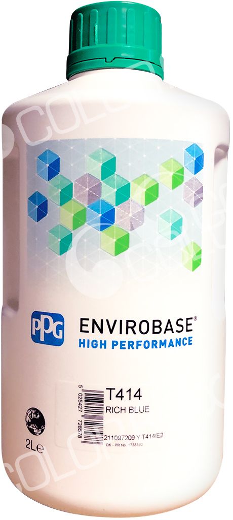 PPG T414 Rich Blue 2L Envirobase High Performance 