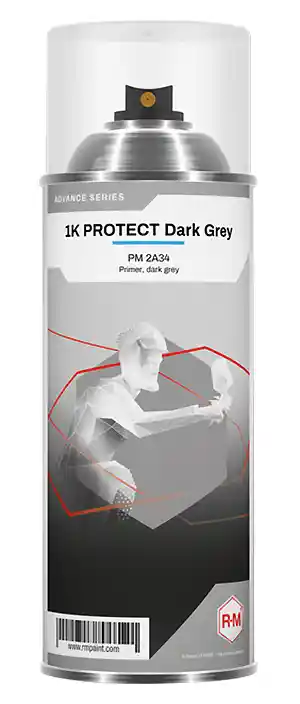 RM PM2A34 Impression apprêt 1K Protect gris foncé Advance Series 400ml