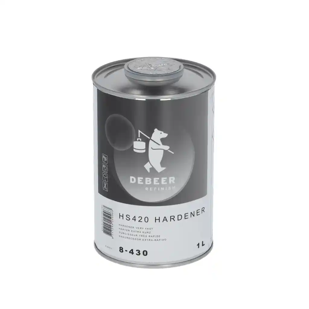 DEBEER 8-430 Durcisseur TRES RAPIDE HS420 1L pour vernis 8-714 & 8-615