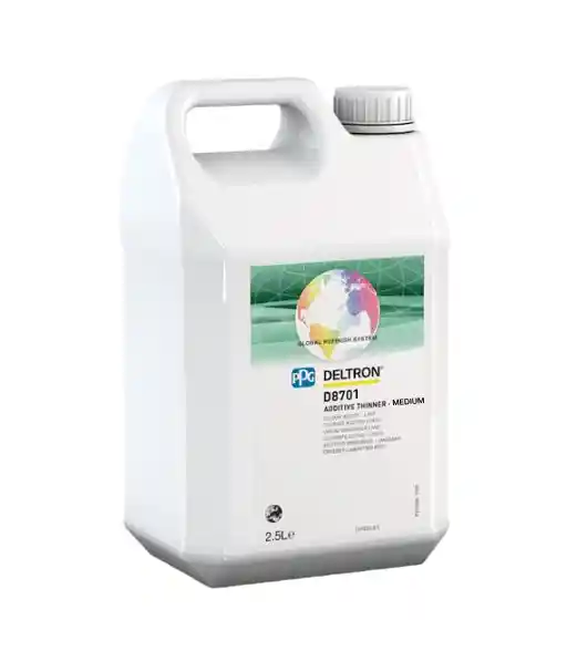 PPG D8701 Diluant additif standard 2.5L pour brillant direct D60xx