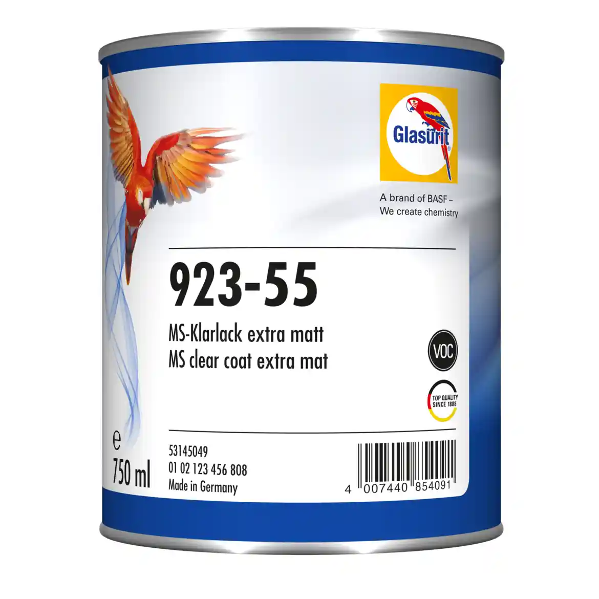 GLASURIT 923-55 MS clear extra mat 0.75L