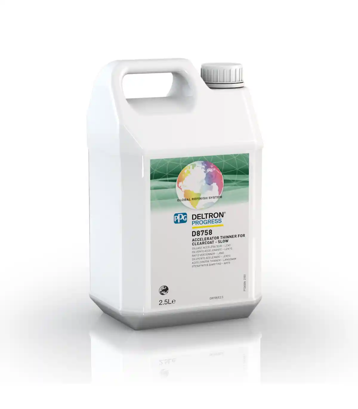 PPG D8758 Diluant accélérateur lent 2.5L pour vernis D8177